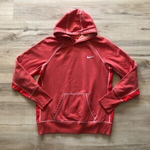 Nike Women's Orange Therma-Lite Fleece Lined Hoodie